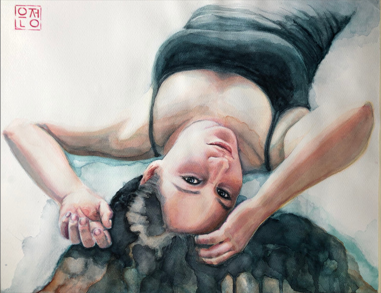 watercolor on paper